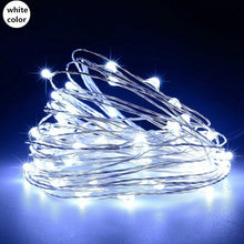 Load image into Gallery viewer, 2M 3M 4M 5M Copper Wire LED String lights Holiday lighting Fairy Garland For Christmas Trees Wedding Party Decor Merry Christmas