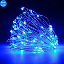 Load image into Gallery viewer, 2M 3M 4M 5M Copper Wire LED String lights Holiday lighting Fairy Garland For Christmas Trees Wedding Party Decor Merry Christmas
