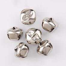 Load image into Gallery viewer, 12/13/15/20/25/30mm Gold/White K Iron Water Plated Christmas Cross Bells Pendant Handmade Party DIY Crafts Accessories