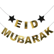 Load image into Gallery viewer, Chicinlife 1Set Eid Mubarak Disposable Paper Cup Plate Ramadan Mubarak Muslim Islamic Festival Party DIY Decoration Supplies