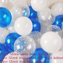 Load image into Gallery viewer, 20pcs12-inch Ink-blue Transparent Star Latex Balloon Happy Birthday 2.2g Pink White Helium Balloon Wedding Party Decor Supplies