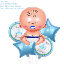 Load image into Gallery viewer, First Birthday Baby Boy Girl Party 1st Birthday Party Decoration Banner Balloons 1 One Year Old Party Baby Shower Decor Supplies