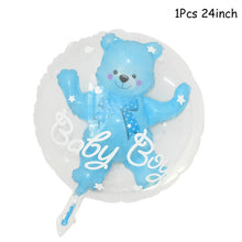Load image into Gallery viewer, First Birthday Baby Boy Girl Party 1st Birthday Party Decoration Banner Balloons 1 One Year Old Party Baby Shower Decor Supplies