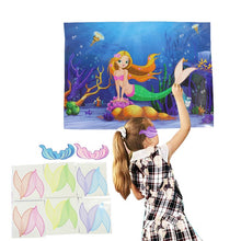 Load image into Gallery viewer, Little Mermaid Fantastic Purple Mermaid Birthday Party Disposable Tableware Decoration Paper Plate Cup Balloons Supplies