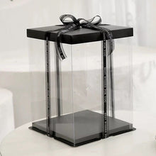 Load image into Gallery viewer, 6inch 8inch 10inch Transparent Cake Box Plastic Cake Packaging Box Organizer Cake Boxes And Packaging Boxes DIY Wedding Gift Box