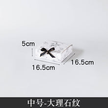 Load image into Gallery viewer, 1pc Creative Simple marble style Gift box Creative Kraft Paper DIY gift bag Candy box kawaii Party Supplies
