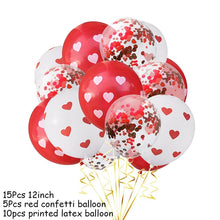 Load image into Gallery viewer, 1Set Love Balloons Confetti Air Balloons Ball Helium Balloon For Valentine's Day Gift Wedding Decoration Balloons Party Supplies
