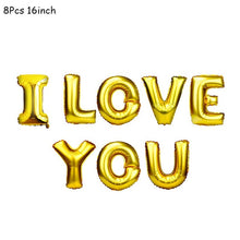Load image into Gallery viewer, 1Set Love Balloons Confetti Air Balloons Ball Helium Balloon For Valentine's Day Gift Wedding Decoration Balloons Party Supplies
