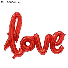 Load image into Gallery viewer, 1Set Love Balloons Confetti Air Balloons Ball Helium Balloon For Valentine's Day Gift Wedding Decoration Balloons Party Supplies
