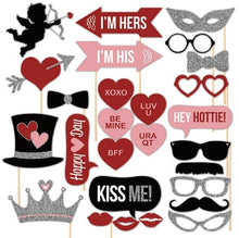 Load image into Gallery viewer, 10-58pcs Fun Wedding Decoration Photo Booth Props DIY Mustache Lips Glasses Mask Photobooth Accessories Wedding Party Supplies
