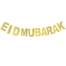 Load image into Gallery viewer, Chicinlife 1Set Eid Mubarak Disposable Paper Cup Plate Ramadan Mubarak Muslim Islamic Festival Party DIY Decoration Supplies
