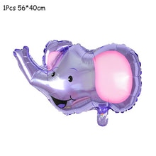 Load image into Gallery viewer, Safari Animals Banner Jungle Party Decoration Safari Party Decor Jungle Theme Animal Balloons 1st Birthday Party Decor Wild One
