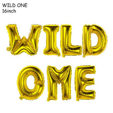 Load image into Gallery viewer, Safari Animals Banner Jungle Party Decoration Safari Party Decor Jungle Theme Animal Balloons 1st Birthday Party Decor Wild One
