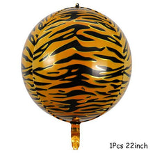 Load image into Gallery viewer, Safari Animals Banner Jungle Party Decoration Safari Party Decor Jungle Theme Animal Balloons 1st Birthday Party Decor Wild One
