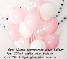 Load image into Gallery viewer, 20pcs12-inch Ink-blue Transparent Star Latex Balloon Happy Birthday 2.2g Pink White Helium Balloon Wedding Party Decor Supplies
