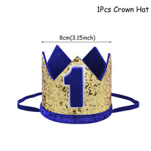 Load image into Gallery viewer, First Birthday Baby Boy Girl Party 1st Birthday Party Decoration Banner Balloons 1 One Year Old Party Baby Shower Decor Supplies
