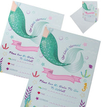 Load image into Gallery viewer, Little Mermaid Fantastic Purple Mermaid Birthday Party Disposable Tableware Decoration Paper Plate Cup Balloons Supplies
